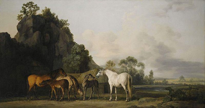 George Stubbs Brood Mares and Foals, France oil painting art